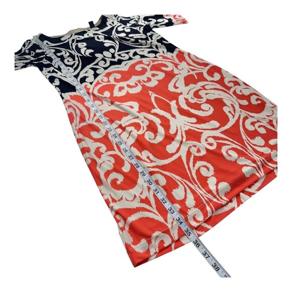 I.N.C. International Concepts Womens Knee Length Dress Sz 8 Floral Print Stretch - Picture 5 of 12